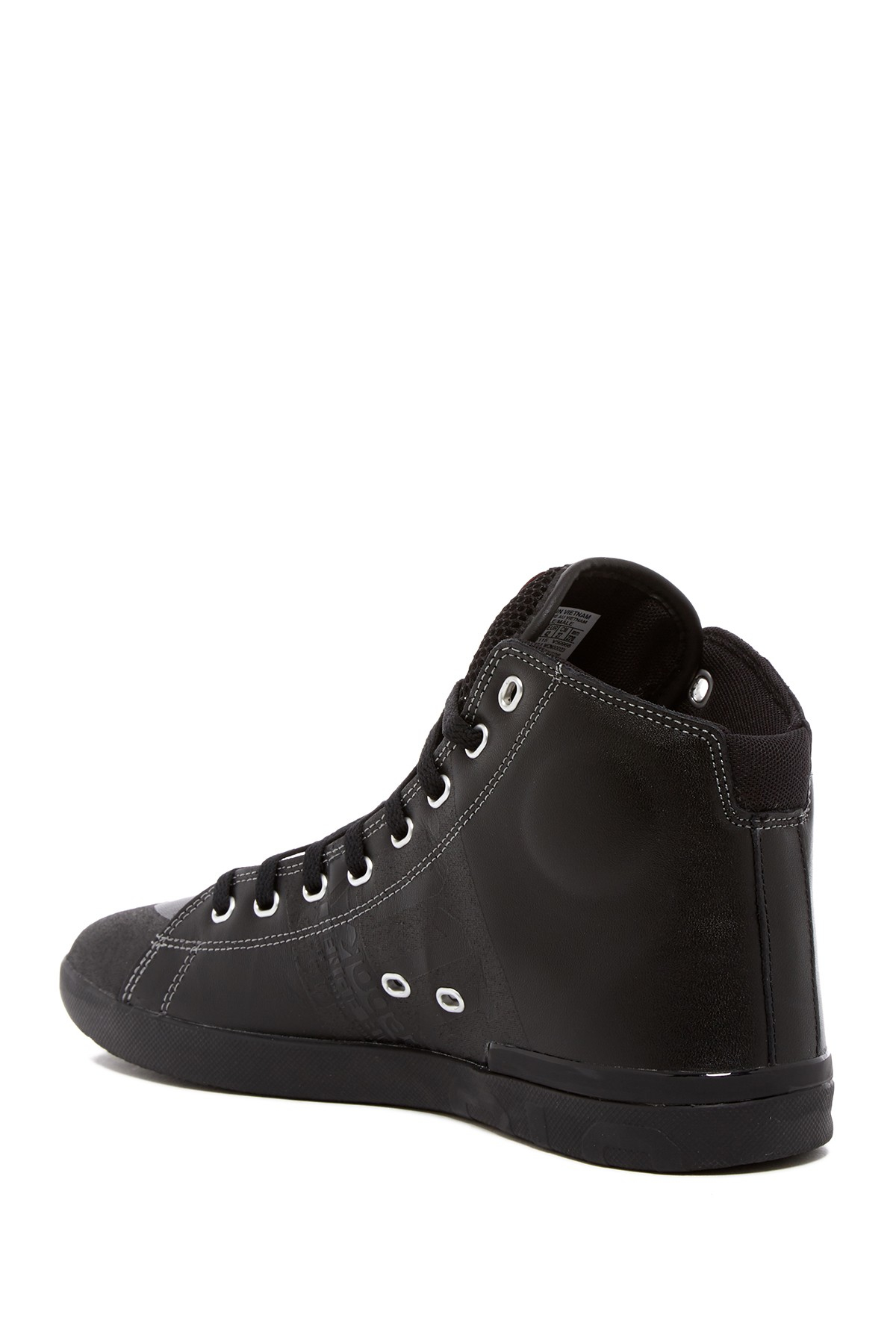 black reebok high tops